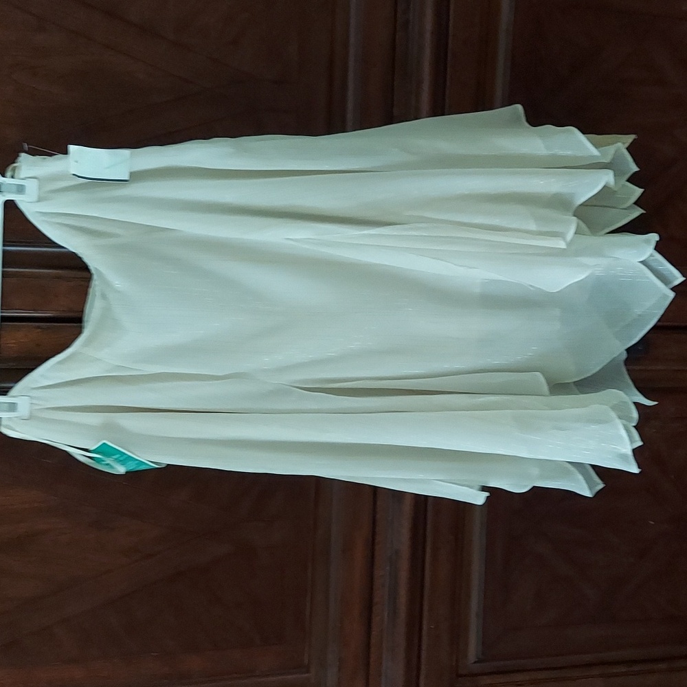 Brand new with Tag MSK skirt - XL - cream and gold